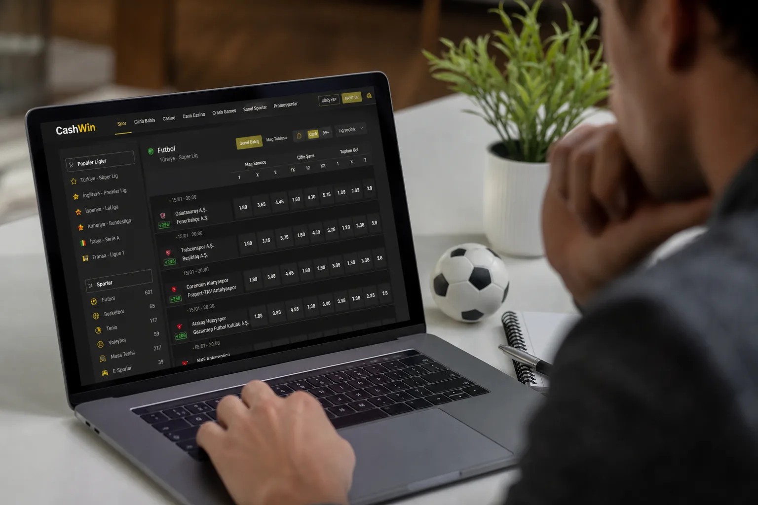 Cashwin Bahis Oranları